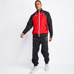 Men Track Tops - Nike Chicago Bulls - University Red-Black-White