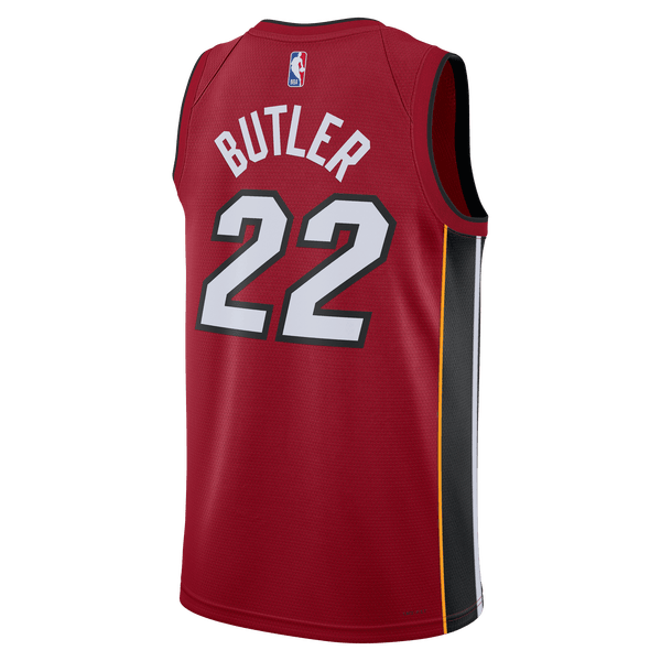 Nike NBA Miami Heat Dri-FIT 2022/23 Statement Jersey Jimmy Butler Image 1 of 1. Tap to open photo gallery.