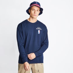 Men T-Shirts - Nike Nba 75Th Anniversary Shortsleeve - College Navy-College Navy