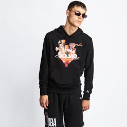 Men Hoodies - New Era Nba Space Jam Over The Head - Black-Black
