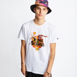 Men T-Shirts - New Era Nba Space Jam Shortsleeve - White-White