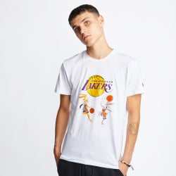 Men T-Shirts - New Era Nba Space Jam Shortsleeve - Black-Black