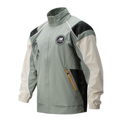 Men Jackets - New Balance Nature Of Game - Grey-Black