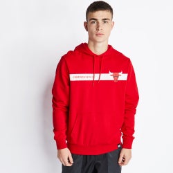 Men Hoodies - New Era NBA Over The Head - Red-Red
