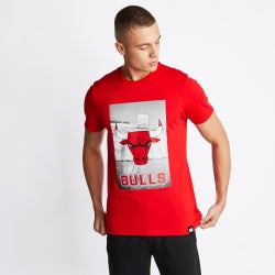 Men T-Shirts - New Era NBA Shortsleeve - Red-Red