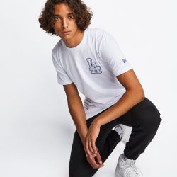 Men T-Shirts - New Era Mlb Shortsleeve Tee - White-White