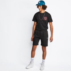 Men Shorts - New Era Mlb Basketball Shorts - Black-Black