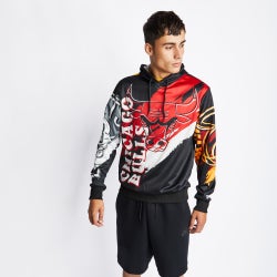 Men Hoodies - New Era NBA Over The Head - Black-Multi