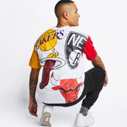 Men T-Shirts - New Era NBA Shortsleeve - White-Multi