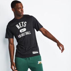Men T-Shirts - Nike Nba  Shortsleeve - Black-Black