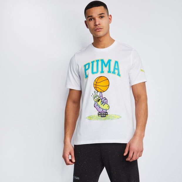 Image of Puma X Rick & Morty Pickle Rick Tee - Uomo T-shirts