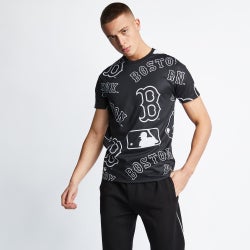 Men T-Shirts - New Era Shortsleeve - Black-Black