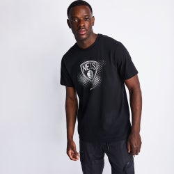 Men T-Shirts - Nike Nba  Shortsleeve Tee - Black-Black