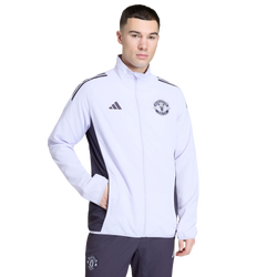 Men Track Tops - adidas Manchester United - Purple Tint-Aurora Black