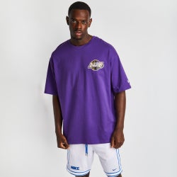 Herren T-Shirts - New Era NBA LA Lakers - Black-Black