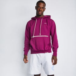 Men Hoodies - Nike Std Iss Over The Head Hoody - Sangria-(Pale Ivory)