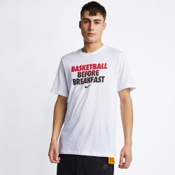 Men T-Shirts - Nike Bfast Shortsleeve Tee - White-White