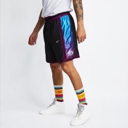 Men Shorts - Nike Std Iss Basketball Short - Black-(White)