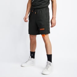 Men Shorts - Nike Force Basketball Short - Night Forest-(Total Orange)