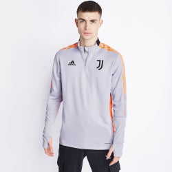 Men Track Tops - adidas Soccer Juve Track Top - Glory Grey-Glory Grey