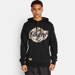 Men Hoodies - New Era Nba La Lakers - Black-Black