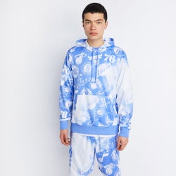 Hombre Hoodies - New Era Nba Aop - Light Blue-Light Blue