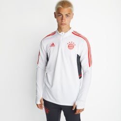 Homme Vestes Zippees - adidas Soccer Fcb Track Top - White-White