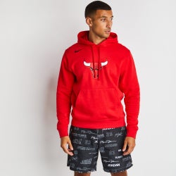 Men Hoodies - Nike Nba Chicago Bulls - University Red-University Red