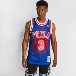 Homme Jerseys/Replicas - Mitchell & Ness Swingman 76Ers Iverson - Royal-Red