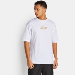 Herren T-Shirts - New Era NBA LA Lakers - White-White
