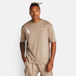 Homme T-Shirts - New Era MLB Los Angeles Dodgers - Ash Brown-Ash Brown
