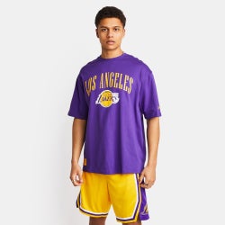 Herren T-Shirts - New Era Nba La Lakers - True Purple-True Purple