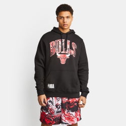 Herren Hoodies - New Era Nba Chicago Bulls - Black-Black