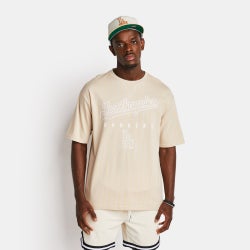 Homme T-Shirts - New Era Mlb Los Angeles Dodgers - Beige-Beige