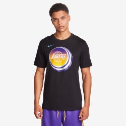 Men T-Shirts - Nike Nba La Lakers - Black-Black