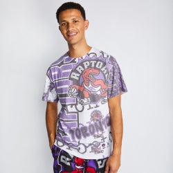 Homme T-Shirts - Mitchell & Ness Jumbotron 2.0 Shortsleeve Tee - White-White