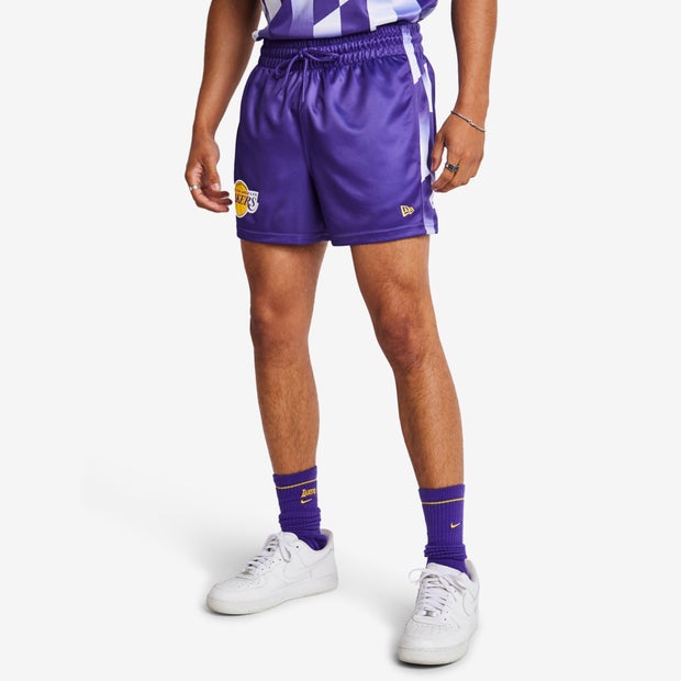 Image of New Era NBA male Pantaloncini - Viola - Foot Locker035