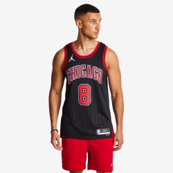 Herren Jerseys/Replicas - Nike Nba Z.Lavine Bulls Swingman - Black-Black