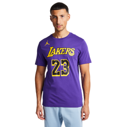 Hombre T-Shirts - Nike Nba La Lakers - Field Purple-James Lebron 23