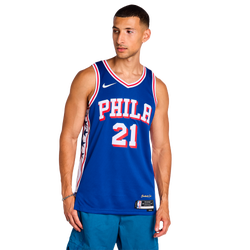 Hombre Jerseys/Replicas - Nike Nba J.Embiid 76'S Swingman - Rush Blue-Embiid Joel