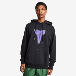 Men Hoodies - Nike Kobe Dri Fit Standard Issue Hoody - Black-Amarillo