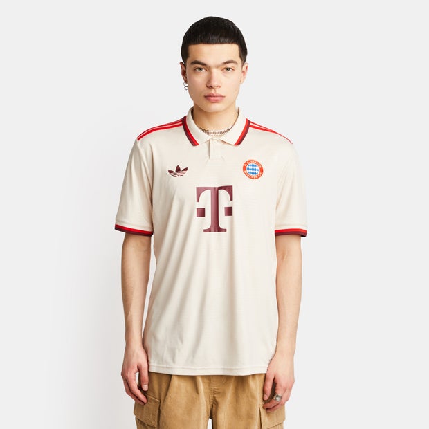 Image of Adidas Fc Bayern Munchen male Maglie/Repliche - Beige - Poly Jersey - Foot Locker035