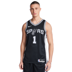 Hombre Jerseys/Replicas - Nike Nba V.Wembanyama Spurs Swingman - Black-Wembanyama Vict