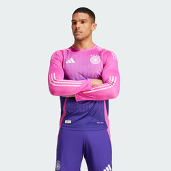 Herren Jerseys/Replicas - adidas Germany 24 Long Sleeve Away Authentic - Semi Lucid Fuchsia-Team Colleg Purple