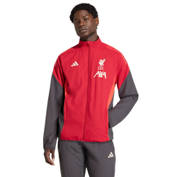 Men Track Tops - adidas Liverpool - Strawberry Red-Strawberry Red