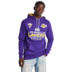 Herren Hoodies - New Era Nba La Lakers - Purple-Purple