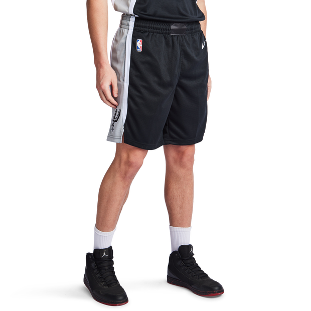 Image of Nike NBA male Pantaloncini - Nero - Poly Mesh - Foot Locker035