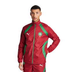 Homme Vestes Zippees - Puma Frmf Morocco - Astro Red-Archive Green-Red