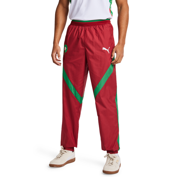 Image of Puma Frmf Morocco male Pantaloni - Rosso - Poly Woven - Foot Locker035