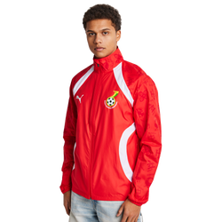 Men Track Tops - Puma Ghana - Red-White-Red